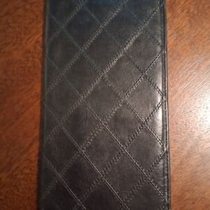 Black Quilted Phone Case